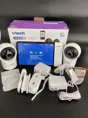 VTech 2-Cameras Smart WiFi Baby Monitor with 1080p FHD Video - Image 1 of 4
