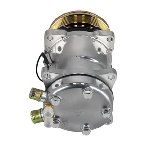 A/C Compressor For 6PK Clutch Sanden 508 5H14 R134A Serpentine Belt 12V 205104 - Picture 1 of 12