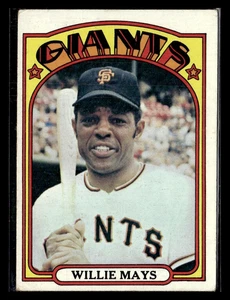 1972 Topps Baseball #49 Willie Mays Card - VG #5633 - Picture 1 of 2