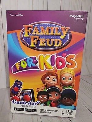 FAMILY FEUD for Kids Edition Card Game, Kid-Friendly Questions, Great Family Fun - Image 1 of 4