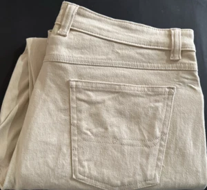 R.M. Williams Womens Size 14R Measured W32 x L27 Straight Moleskin Beige Jeans - Picture 1 of 6