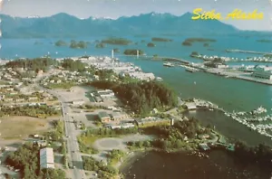 Cartolina Sitka Alaska veduta aerea 4x6 - Foto 1 di 2