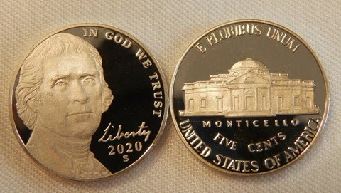 2020 S JEFFERSON NICKEL PROOF ROLL (40 PCS) Cover