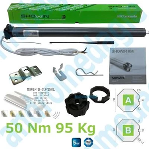 SHOWIN S45 W/REC 50N TUBULAR ACTUATOR �45 50NM 230V RADIO Control Not Included - Picture 1 of 1
