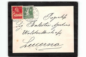 13345 HELVETIA BELLINZONA - 1918 - Picture 1 of 2