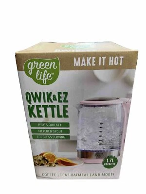 Green Life QWIK & EZ KETTLE 1.7L Capacity, Pink Color - Image 1 of 4