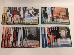 Weiss Schwarz Is It Wrong to Pick Up Girls in a Dungeon set of common cards x1 - Bild 1 von 1