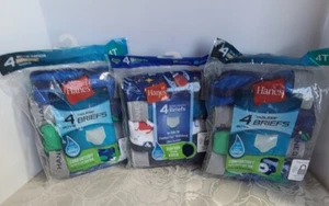 New Hanes Tagless Boys Briefs 4T 3 Packs 4 Briefs In Each Pack Total Of 12 Pairs - Picture 1 of 8