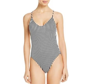 Norma Kamali 285898 Damen Fara Low Back Slip Einteiler Badeanzug, Größe Small - Bild 1 von 2