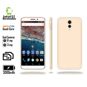 Unlocked 4G LTE 5.6" Android 6 Marshmallow 4Core SmartPhone + Fingerprint Unlock