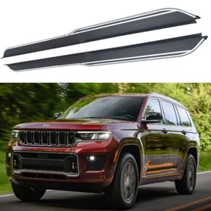 Tabla de correr de acero inoxidable apta para Jeep Grand Cherokee 2022-2024 Side Step Nerf Bar - Imagen 1 de 10