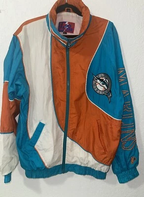 Florida Marlins Pro Player Vintage 90's  Jacket  Windbreaker Men’s Size Large - Image 1 of 4