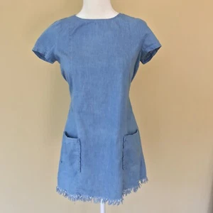 Tobi XS Blue Cotton Mini Dress XS/TP Chic Excellent Condition - Picture 1 of 12