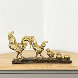 Statua statuina ornamento pollo scultura decorazione casa cucina soggiorno regalo - Foto 1 di 8