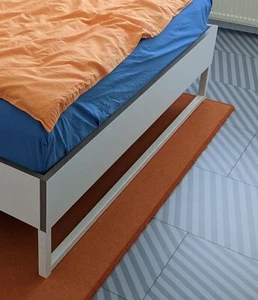 IKEA Bett Trysil 140x200 cm, Kufenfuß Metall als Ersatzteil, sehr guter Zustand - Bild 1 von 10