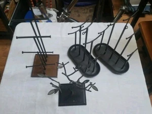 Jewelry display Table Top necklace rings earrings adjustable lot of 4 Look - Picture 1 of 12