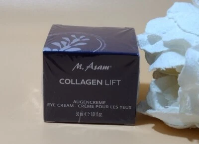 M.Asam Collagen Lift Augencreme Eye Cream. Creme Pour Les Yeux 1.01 oz New Seal - Image 1 of 4