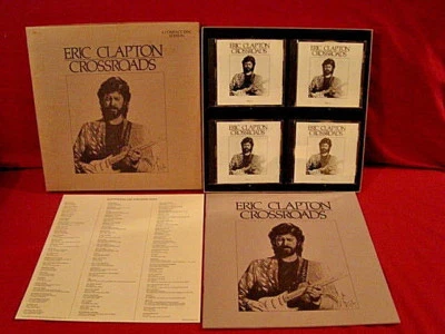 ERIC CLAPTON CROSSROADS FOUR VERY CLEAN COMPACT DISCS BOX SET + BOOKLET  - Image 1 of 2