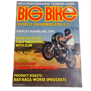 BIG BIKE - January 1976 - Vintage Motorbike Magazine RARE - Picture 1 of 8
