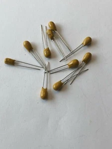 10pcs 22uf 25V Vishay Dipped Radial Tantalum Capacitor 199D226X9025D1V1E3 USA - Picture 1 of 1