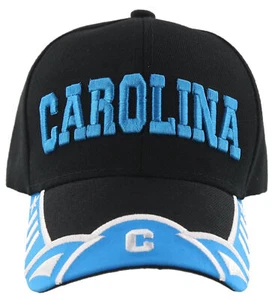 NEU! NORTH CAROLINA NC STATE USA BASEBALL CAP MÜTZE SCHWARZ - Bild 1 von 4
