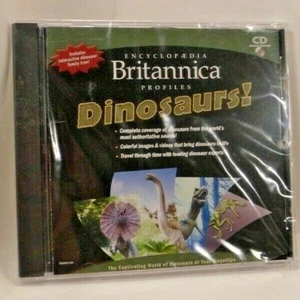 Encyclopedia Brittanica Profiles Dinosaurs! Win 98/2000 and Mac 10.1 Software CD - Picture 1 of 2