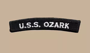 US Navy MCS-2 LSV-2 USS Ozark Minelayer Fahrzeug Landungsschiff UIM Rocker (02) - Bild 1 von 1