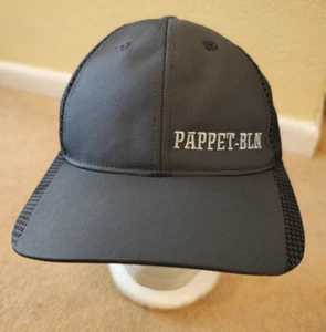 PAPPET-BLN Black & Grey One Size Adjustable BASEBALL CAP - Picture 1 of 4