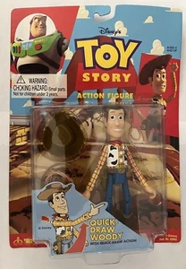 QUICK-DRAW WOODY Disney’s Toy Story ThinkWay Actionfigur - NEU MNMC - 1995 - Bild 1 von 6