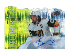 MARK STONE 2021-22 UPPER DECK ALLURE QUARTZ AUTOGRAPH CARD