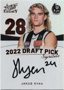 2023 Select Legacy Draft Pick Signature Copper (DPS28) Jakob RYAN Coll 069/175 - Picture 1 of 1