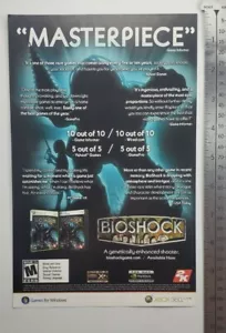 Bioshock Video Game RARE Print Advertisement - Picture 1 of 2