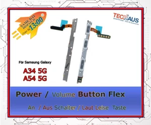 Power Button An Aus Schalter Laut Leise Taste Flex für Samsung A34 5G / A54 5G - Picture 1 of 1