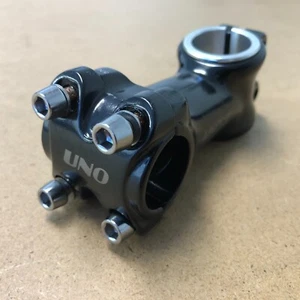 New KALLOY Bicycle Ahead Stem 1" 25.4mm w/Shim 15 Deg Rise Bore 25.4mm Black - Picture 1 of 10