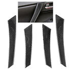 4X Carbon Fiber Interior Door Handle Pull Panel Cover Fit for Mazda 3 2010-2013