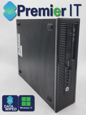 HP ProDesk 400 G1 SFF Desktop PC - Intel Core i3-4130 - 4GB RAM + 320GB HDD - Image 1 of 4