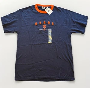 NFL Men's Chicago Bears Team Short Sleeve T-Shirt Size Large 2005 Raised Letters - Picture 1 of 8