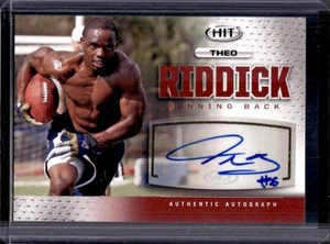 2013 SAGE HIT Theo Riddick Auto Rookie RC #A136 Fighting Irish - Picture 1 of 2