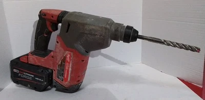 Martillo rotativo Milwaukee 18V inalámbrico 1" SDS Plus con batería 2912-20 Foto 1 de 4