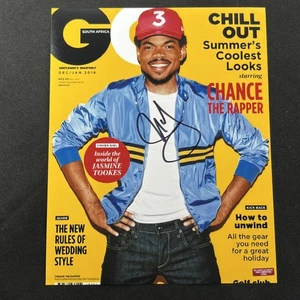 Chance The Rapper Signed Photo Autographed 8x10 Magazine Cover Rapper w/COA - Foto 1 di 5
