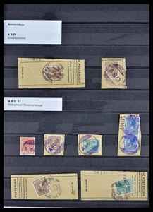 NIEDERLANDE Gummiwalze stempelt Paketkarten Briefmarkensammlung - Bild 1 von 12