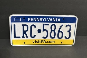 Pennsylvania License Plate — LRC 5863 VISIT PA.COM — Great Condition !! - Picture 1 of 21