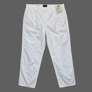 Dockers Original Chinos Relaxed Tapered Fit White Size 38x32 NWT $88 A75320004  - Picture 1 of 14