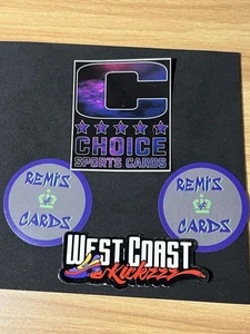 Random Sports Cards Sticker Lot (5) Total Remis West Coast Kicks Choice - Picture 1 of 1