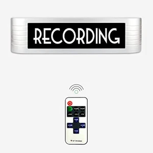 Tonstudio LED Leuchtschild, beleuchtetes Warnschild, verschiedene Beleuchtung Mo - Bild 1 von 7