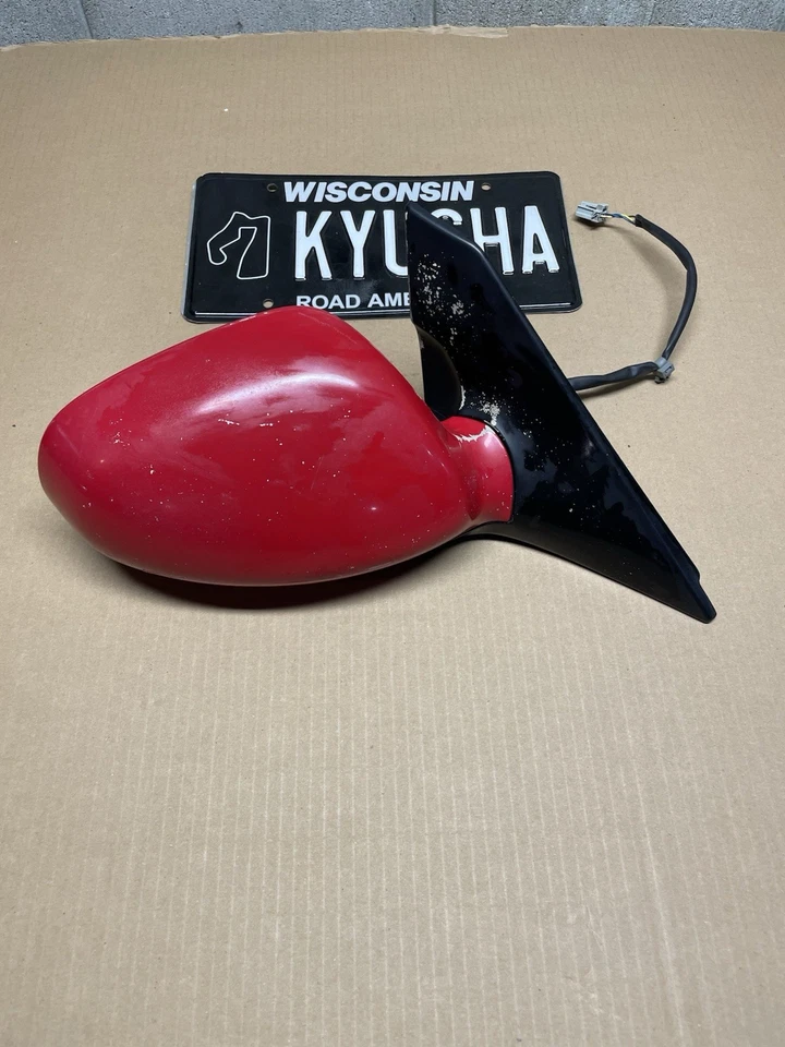 Espejo retrovisor puerta lateral derecho pasajero Honda Insight 2000-2006 rojo 01 02 03 04 05 06 Foto 1 de 4