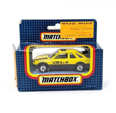 Matchbox Superfast 55 Ford Sierra XR4i In Yellow - MIB - Image 1 of 4