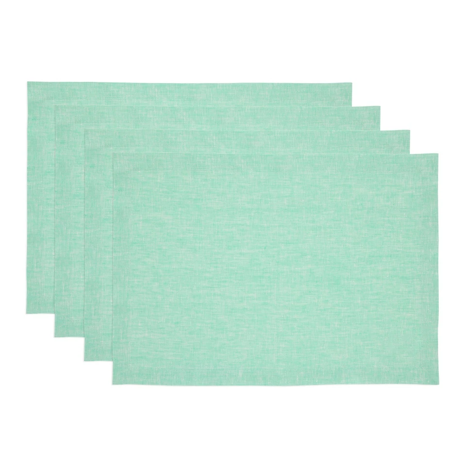 Solino Home 100% Pure Linen Placemats for Fall - Athena, Made in India - Image 1 of 1