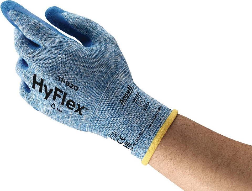 ANSELL GMBH Handschuhe HyFlex® 11-920 Arbeitshandschuhe Schutzhandschuhe Bauhandschuhe
