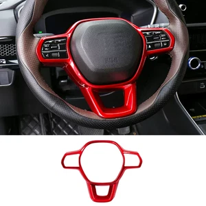 Steering Wheel Trim 1pcs ABS Bright Red For Honda HR-V HRV 2023-2026 - Bild 1 von 9